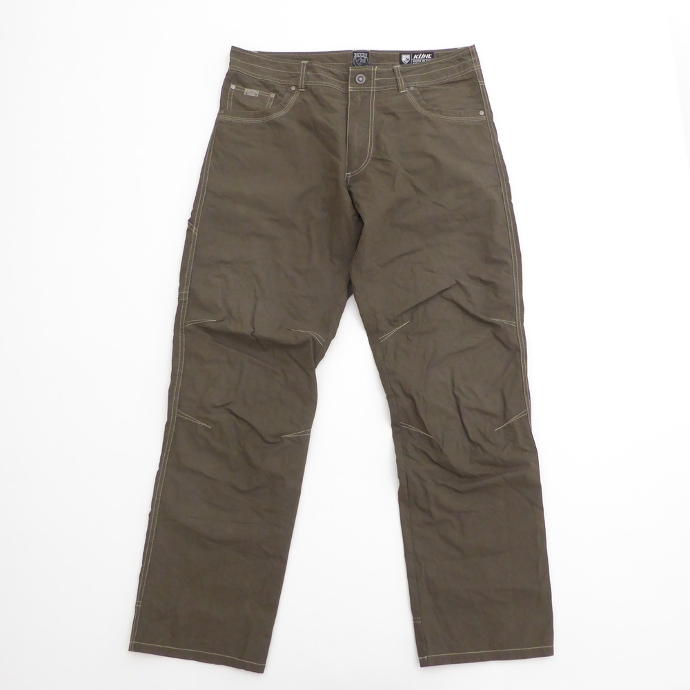 Kuhl Womens Revolvr 5 Pocket Jean Pants Brown Hiking Outdoor Size 16S Short
